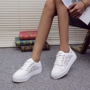 🌟LADIES WOMEN'S FLAT CANVAS SNEAKERS PUMPS BEACH PLIMSOLLS SUMMER TRAINERS SIZE - Picture 1 of 9