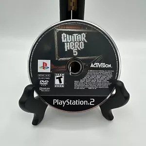 Guitar Hero 5 (Sony PlayStation 2, 2009) Disco Only Tested And Working PS2 - Picture 1 of 4