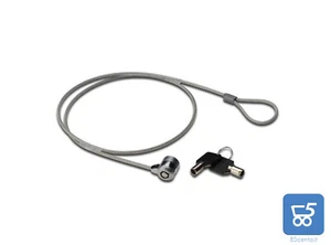 Cavo di Sicurezza per Portatile Notebook Laptop con chiave 1,2 Metri Acciaio 4mm - Foto 1 di 1