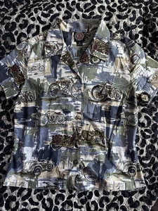 Kids Modern Harley Davidson Button Up Shirt Size L Boys - Picture 1 of 4