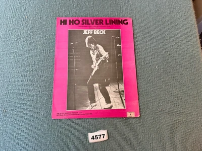 JEFF BECK SHEET MUSIC "Hi Ho Silver Lining"-4577 - Image 1 of 3