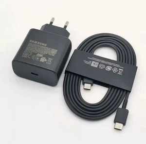 CARICATORE CARICABATTERIA ORIGINALE SAMSUNG EP-T4510 + CAVO 1,8 MT 45W ULTRA VEL - Picture 1 of 3