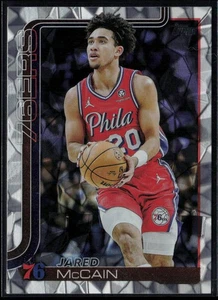 2025-26 Topps #24 Jared McCain Diamante Philadelphia 76ers - Foto 1 di 2