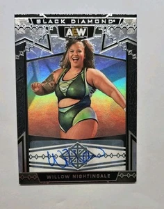 2024 UD Black Diamond AEW Willow Nightingale Auto #86 - Picture 1 of 3