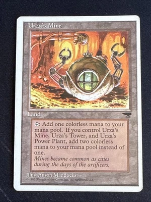1x Urza's Mine Sphere Misprint Miscut Off Center Chronicles MTG Magic x1 MKE - Image 1 of 2