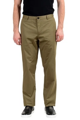 Pantalones informales Burberry verde oliva para hombre US 42 IT 58 Foto 1 de 4
