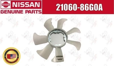 Hoja de ventilador de refrigeración Nissan OEM Frontier Xterra Pickup D21 21060-86G0A Foto 1 de 4