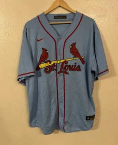 Maglia da baseball St Louis Cardinals Nike taglia XL blu cipria - Hudson - Foto 1 di 8