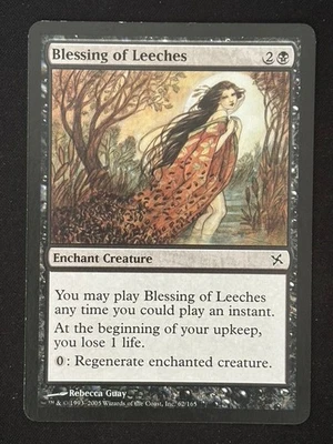 1x MTG Blessing of Leeches - Betrayers of Kamigawa (BOK) #62 - Magic - Image 1 of 2