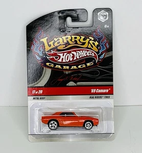 Hot Wheels Larry's Garage '69 Camaro Orange Real Riders #17 NEW - Picture 1 of 5