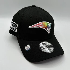 New England Patriots New Era NFL Crucial Catch 9FORTY Negro Snapback Sombrero Cáncer - Imagen 1 de 11