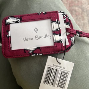 Portaetiquetas de equipaje Vera Bradley nuevo con etiquetas pingüinos - Imagen 1 de 3