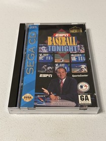 ESPN Baseball Tonight Sega CD W Reg Card  - Tested Works