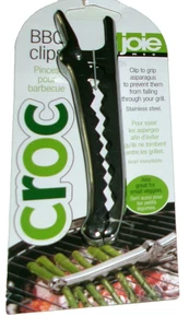 Joie ~ Clips de barbacoa de cocodrilo ~ Parrilla de verduras para espárragos ~ Apto para lavavajillas de acero inoxidable - Imagen 1 de 1