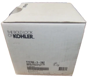 Artifacts MasterShower temp control valve trim w/ cross handle T72769-3-2BZ - Afbeelding 1 van 5
