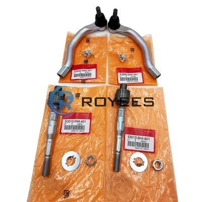 4x For Honda Civic 1.8L I4 2006 2007 2008 2009-2011 Front Inner Outer Tie Rod Foto 1 de 4