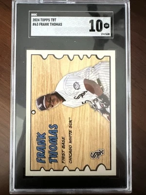 2024 Topps TBT 21 “1959 Wacky Plaks” #63 ⚾️ Frank Thomas ⚾️ Chicago White Sox 🧦 - Image 1 of 2