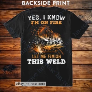 Camiseta Divertida Soldador En Fuego Trabajador del Metal MIG TIG Badass Pride Fabricators 2025 - Imagen 1 de 5