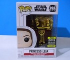 Star Wars Princess Leia Gold Chrome Funko Pop Vinyl 2019 Galactic Exclusive #295