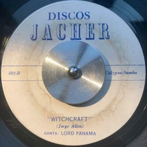 PANAMA Latin Calypso LORD PANAMA Witchcraft 45rpm 7" VERY RARE Hear!!! - Picture 1 of 2