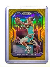2020-21 Panini Prizm Brandon Clarke Gold Shimmer 05/10 Limited Edition MINT