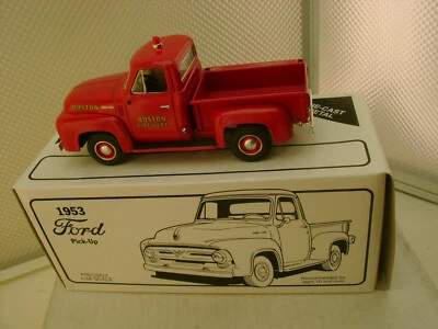 FIRST GEAR 1:34 SCALE 1953 FORD F100 PICK-UP BOSTON FIRE DEPT. NEW IN BOX - Image 1 of 4