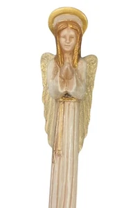 8.5” Tall Porcelain Pencil Angel Praying - Picture 1 of 16