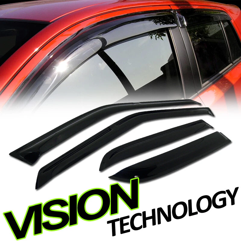 Para 90-93 Accord 4D Sedán Protector de Lluvia/Viento Ventilación Sombra Deflector Viseras de Ventana 4 Piezas Foto 1 de 2