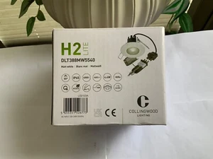 1, COLLINGWOOD H2 LITE DOWNLIGHTS WHITE DLT388MW5540 DIMMABLE AND.FREE P&Pš - Picture 1 of 5