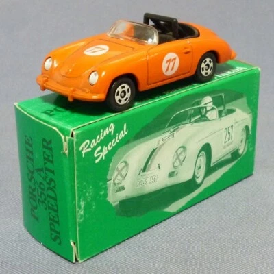 TOMICA 89-2 PORSCHE 356 SPEEDSTER ORANGE MADE IN JAPAN - Image 1 of 4