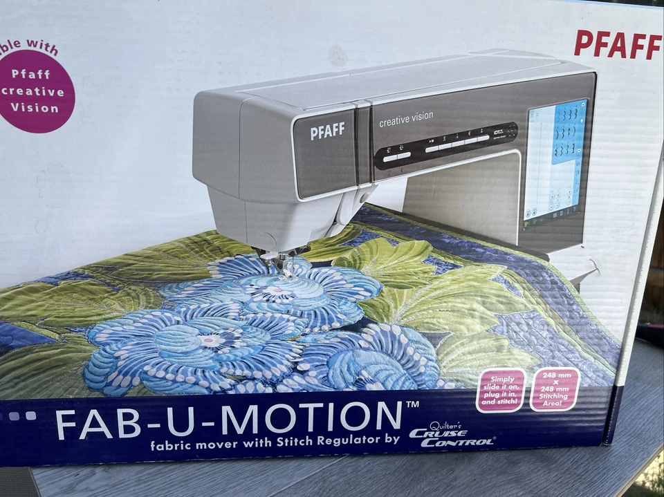 Pfaff Creative Vision Fab-U-Motion W / Stitch Regulator Quilters Cruise Control - Image 1 of 1