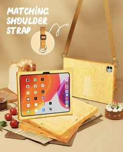 Apple iPad Air 11 Inch 5th/4th Gen 10.9 Kid Toast Purse With Strap Case NEW - Picture 1 of 8