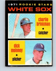 BASEBALL CARD OPC 1971 CHICAGO WHITE SOX ROOKIE STARS C. BRINKMAN D.MOLONEY #120 - Bild 1 von 2