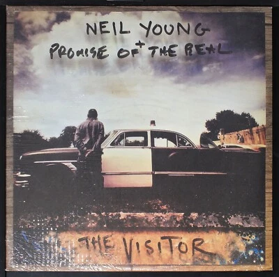 Neil Young - Promise Of The Real The Visitor - orig 2xLP  [NHB2-024] USA SEALED - Image 1 of 3