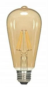ST19 LED Vintage Filament Style Lt Bulb - 120V - 4.5W - SATCO-S9578 - Picture 1 of 1