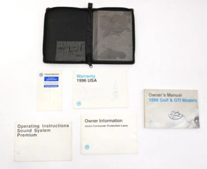 1996 Volkswagen VW Golf GTI MK3 Owners Manual Books - Genuine - Picture 1 of 4
