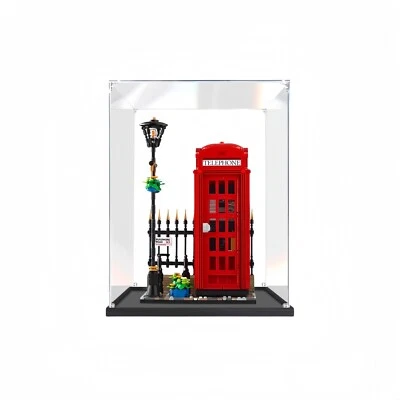 Acrylic Display Case for LEGO Red London Telephone Box 21347 - Image 1 of 4
