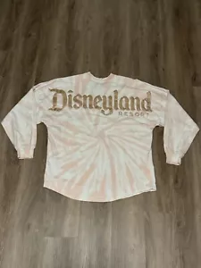 DISNEY Spirit Jersey Disneyland Resort Tie Dye Briar Rose Gold L/S Shirt Small - Picture 1 of 5