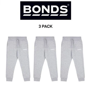 Bonds Kids Tech Sweats Trackie Pants Lightweight Warm Minimise Heat 3 Pack KVQRK - Picture 1 of 3