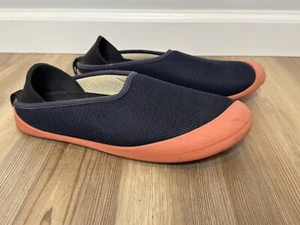 Mahabis Mens Slippers Comfort Shoes Summer Slip On Mesh Blue & Orange Sz 40 / 7 - Picture 1 of 15