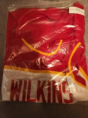 DOMINIQUE WILKINS SIGNED AUTOGRAPHED ATLANTA HAWKS CUSTOM JERSEY BECKETT COA - Image 1 of 4