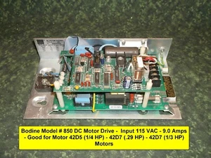 Bodine Model # 850 DC Motor Control (40275-G2B) - Picture 1 of 3