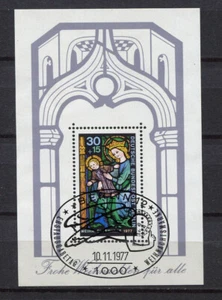 Germany - Berlin : Christmas souvenir sheet from 1977 - CTO - Picture 1 of 1