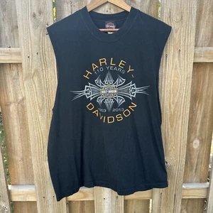 Motorrad Harley Davidson Cut Shirt Tank Top Kenosha Wisconsin Größe XL - Bild 1 von 6