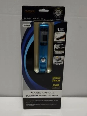 New  VuPoint Magic Wand III 3 Platinum Portable Scanner PDS-ST442T-VP - Image 1 of 4
