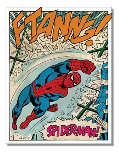 12 1/2" X 16" TIN SIGN SPIDER-MAN FTANG! METAL SIGN NEW - Picture 1 of 1