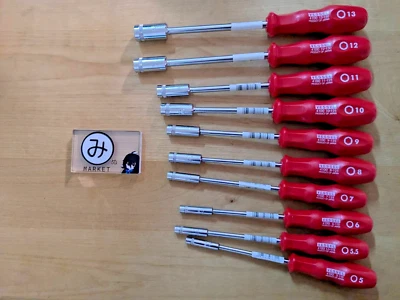 Vessel 4100 Power Socket nut driver 10 piece set Hexagon 5mm-13mm made in Japan - Image 1 of 4
