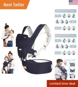 Easily Adjustable Baby Carrier with Hip Seat - Suitable for Newborn to Toddler - Picture 1 of 10