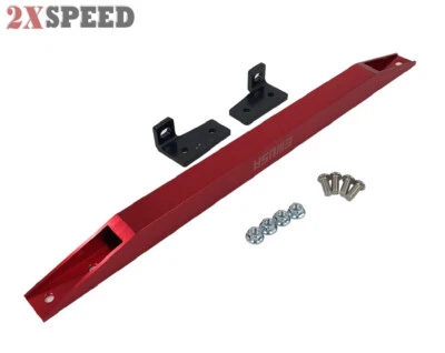 Barra de amarre inferior trasera roja para 96 97 98 99 00 Honda Civic EK EM1 LX HX DX EK9 cupé Foto 1 de 4