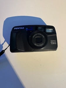 VTG VLACK Pentax ESPIO 738G Point & Shoot 35mm Film Camera battery tested - Picture 1 of 10